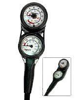 Mini Scuba Diving Pressure and Depth Gauge with Compass Console W485732