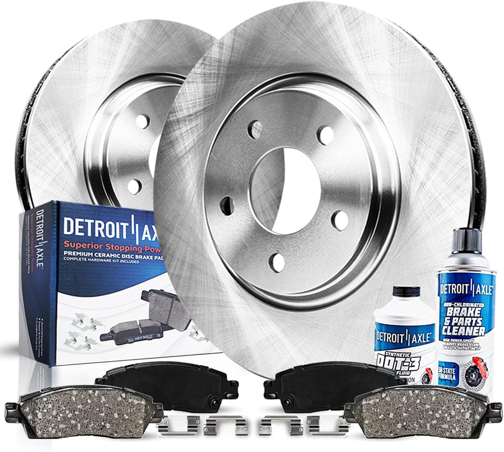 Front Brake Kit Ceramic Brake Rotors and Pads 12.64 inch J216772
