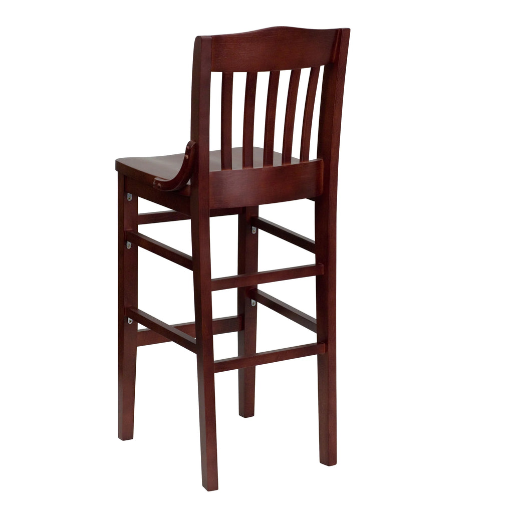 Mahogany Wood Barstool R45619