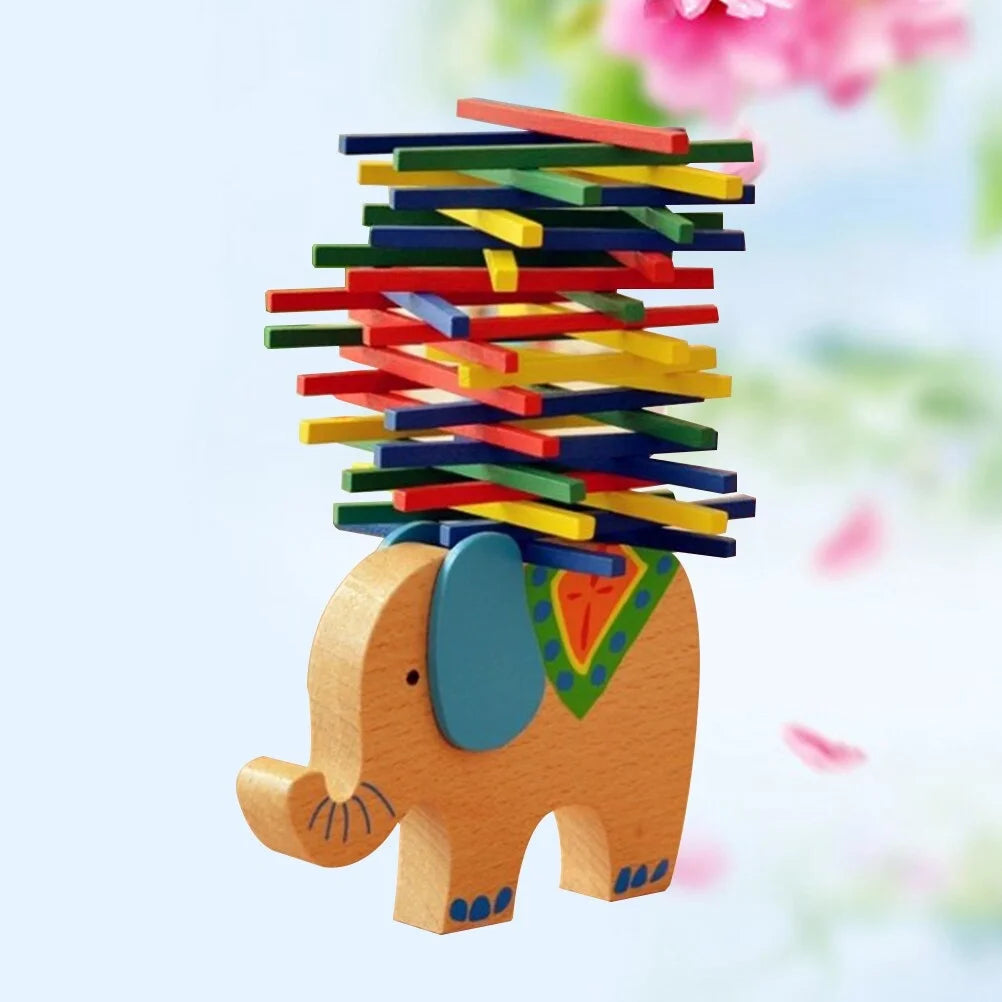 Wooden Stackable Building Blocks Set Educational Toys Y139