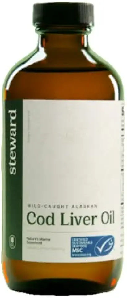 Wild-Caught Alaskan Liquid Cod Liver Oil 8 oz I6578
