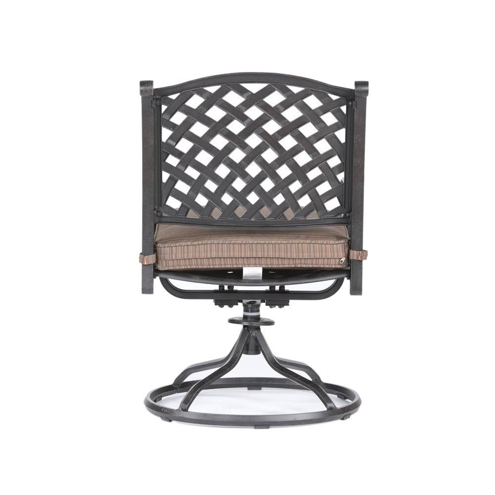 Olefin Aluminum Dining Swivel Rocker with Cushion Set of 2 B139