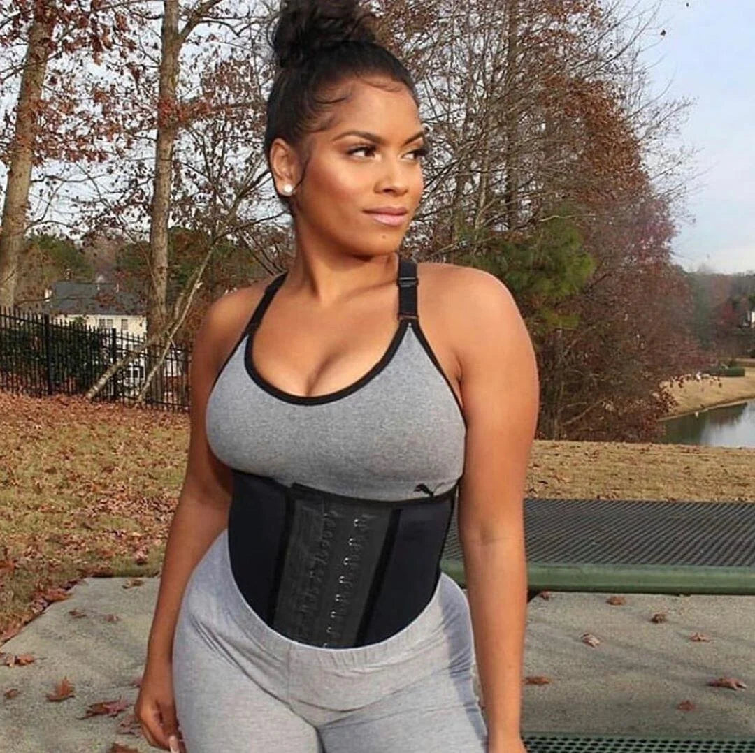 Latex Waist Trainer Corset Shapewear D7522