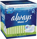 Always Maxi Long Super Pads With Wings, 90 Count Y261109
