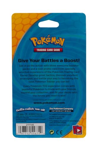 Pokémon Cards 5 Packs + 50 Cards Mini-Binder N90771