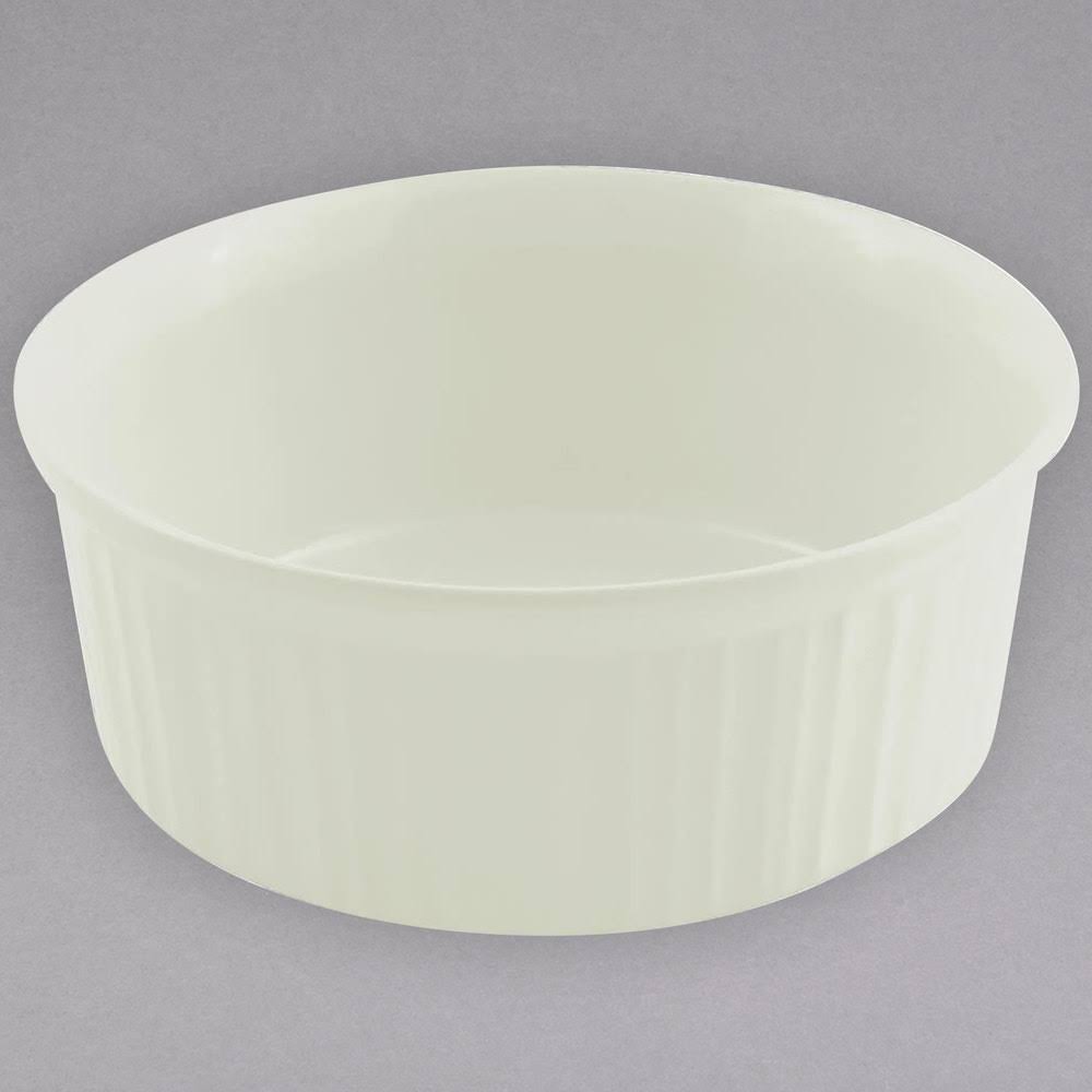 1.5 qt Ivory Sandstone Finish Cast Aluminum Casserole Dish X345