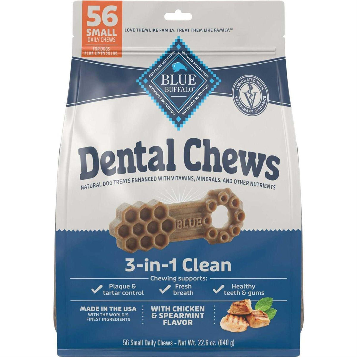 Chicken & Spearmint Dog Dental Chews L325935