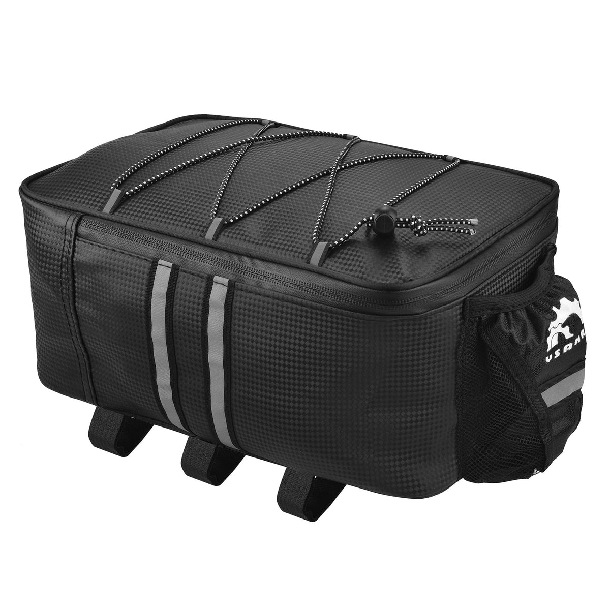 Bike Trunk Bag with Waterproof Rain Cover Rear Bag W936725