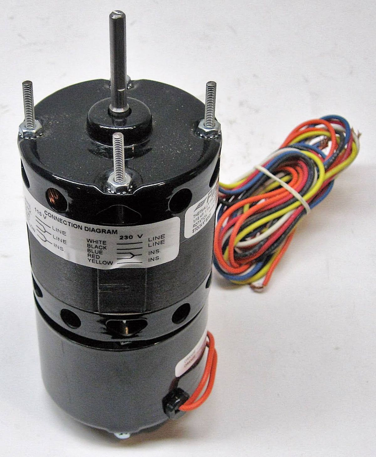 Draft Inducer Motor 1/15 HP 115/230 Volt 3000 RPM C96637