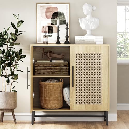 Oak Fluted Storage Cabinet R160