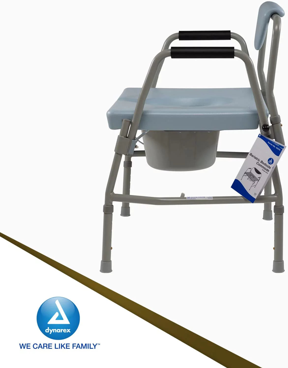 Bariatric Drop-Arm Commode 1000lb Capacity Q740705