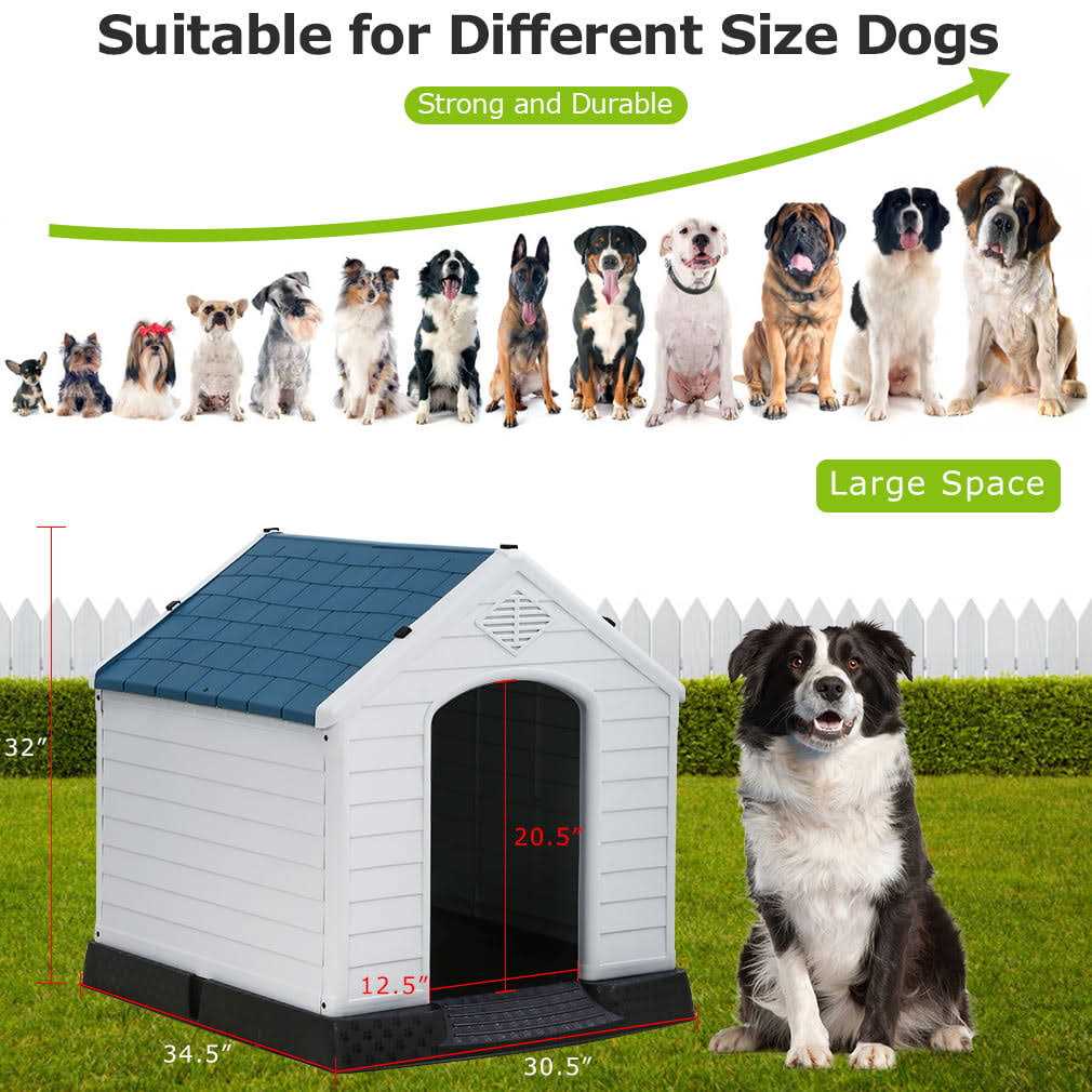 Large Plastic Insulated Dog House K6941