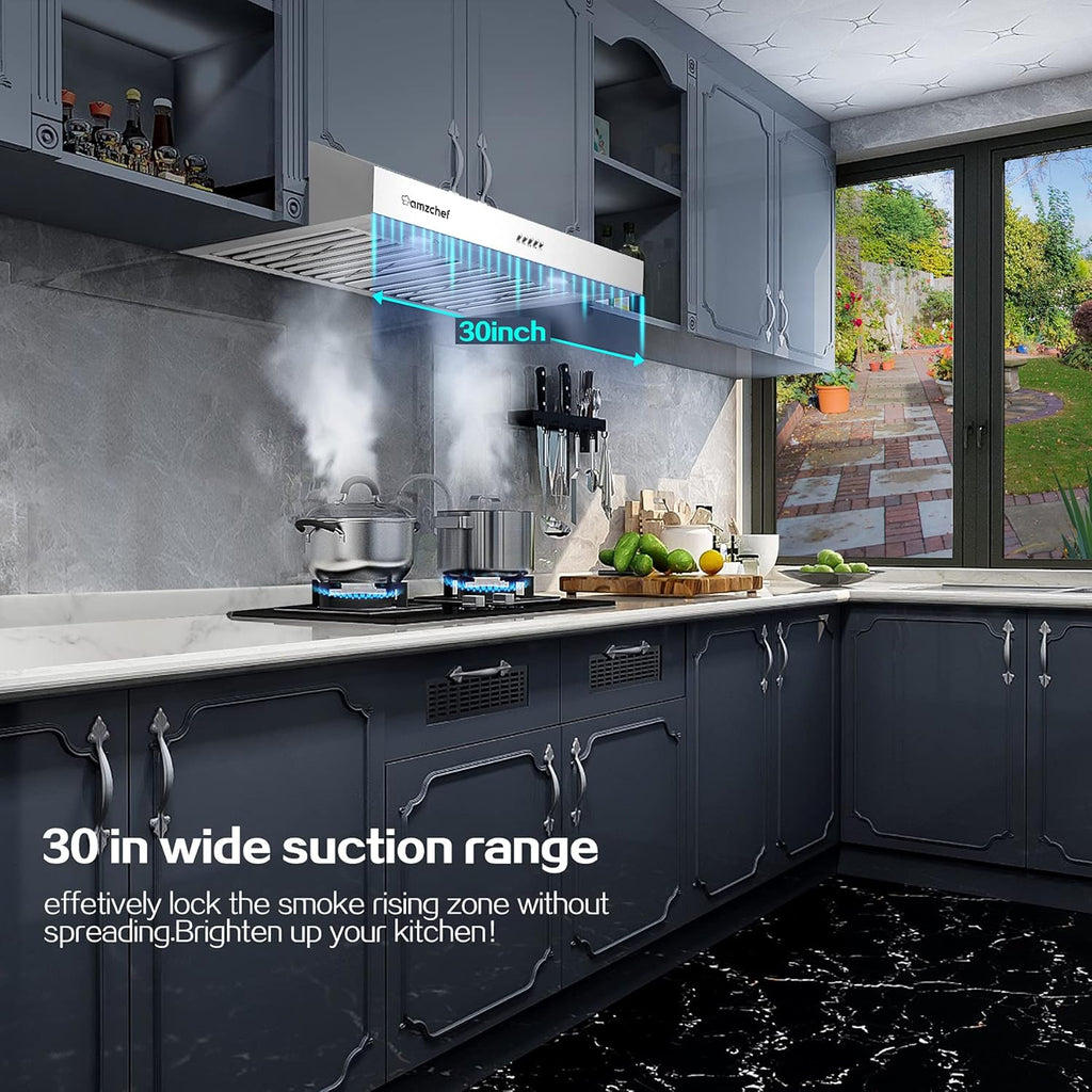 30 inch 700CFM Stainless Steel Under Cabinet Range Hood D7382