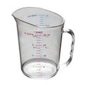1 Qt Polycarbonate Measuring Cup, Pack of 6, Clear D29832