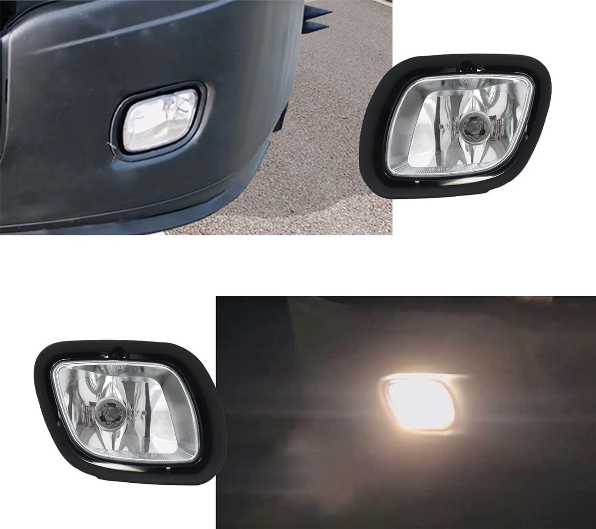 Pair Fog Lights with Bulbs Pack of 2 A22672