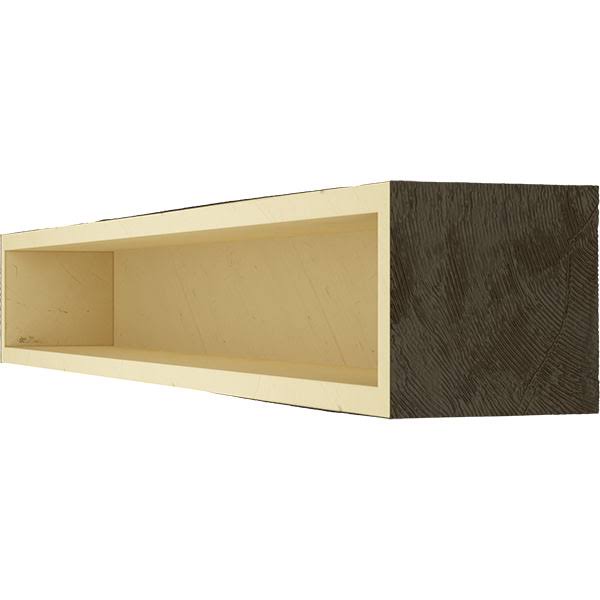 Rough Sawn Faux Wood Fireplace Mantel N5208