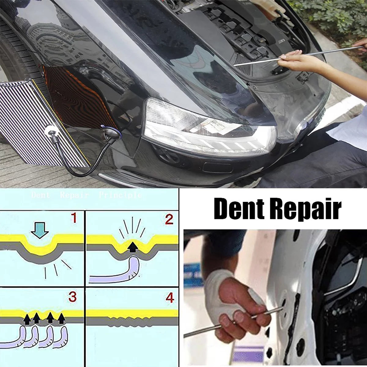 21 Pcs Paintless Dent Repair Tools Kit Z219