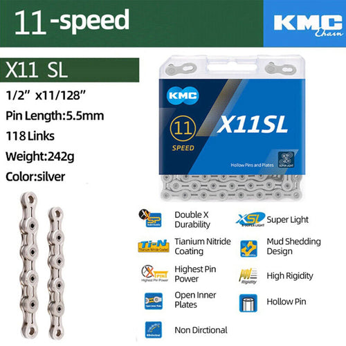 11 Speed Bike Chain 118L Quick Link C90779