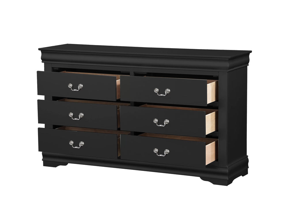 5-Piece Bedroom Set Bed Dresser Chest 2 Nightstands V184