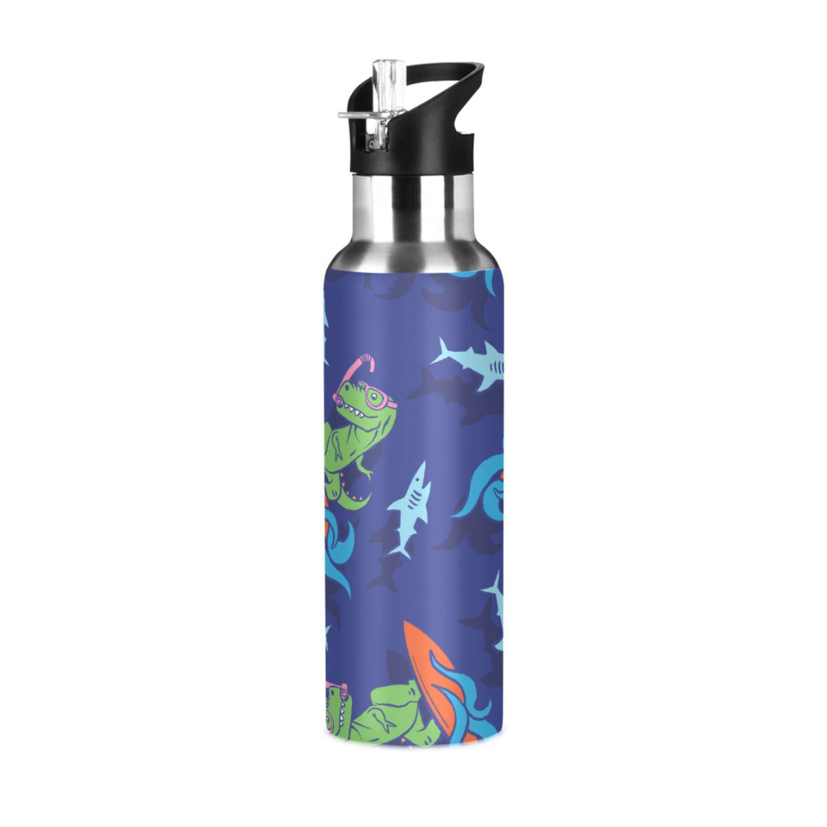 Stainless Steel Insulated Water Bottle with Straw Lid E6448