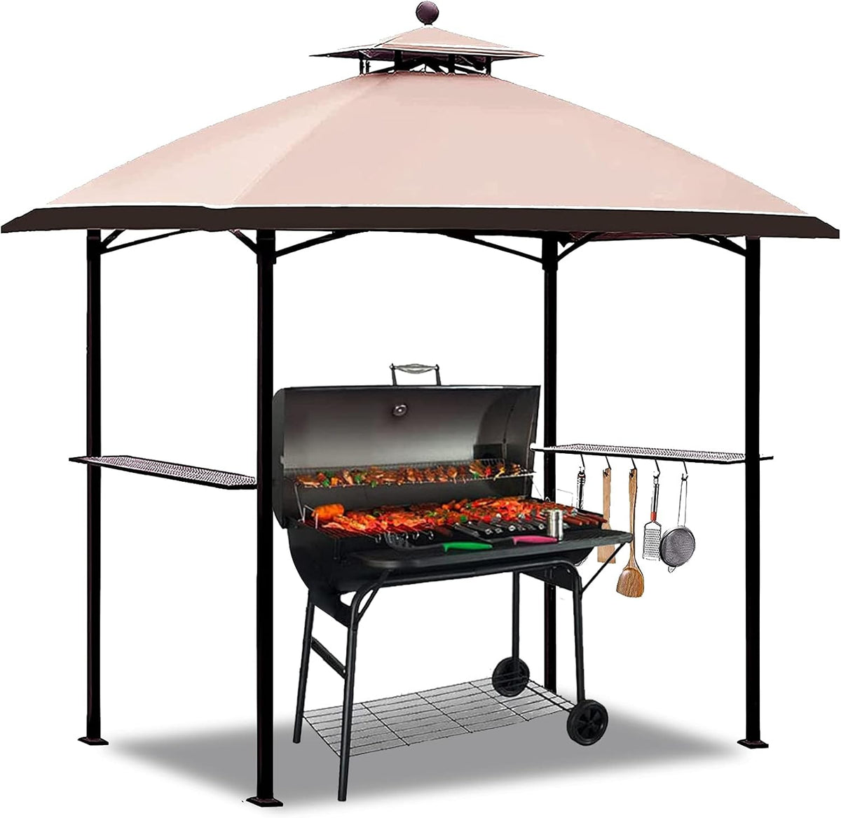 Gray Arc Grill Gazebo Canopy N9224