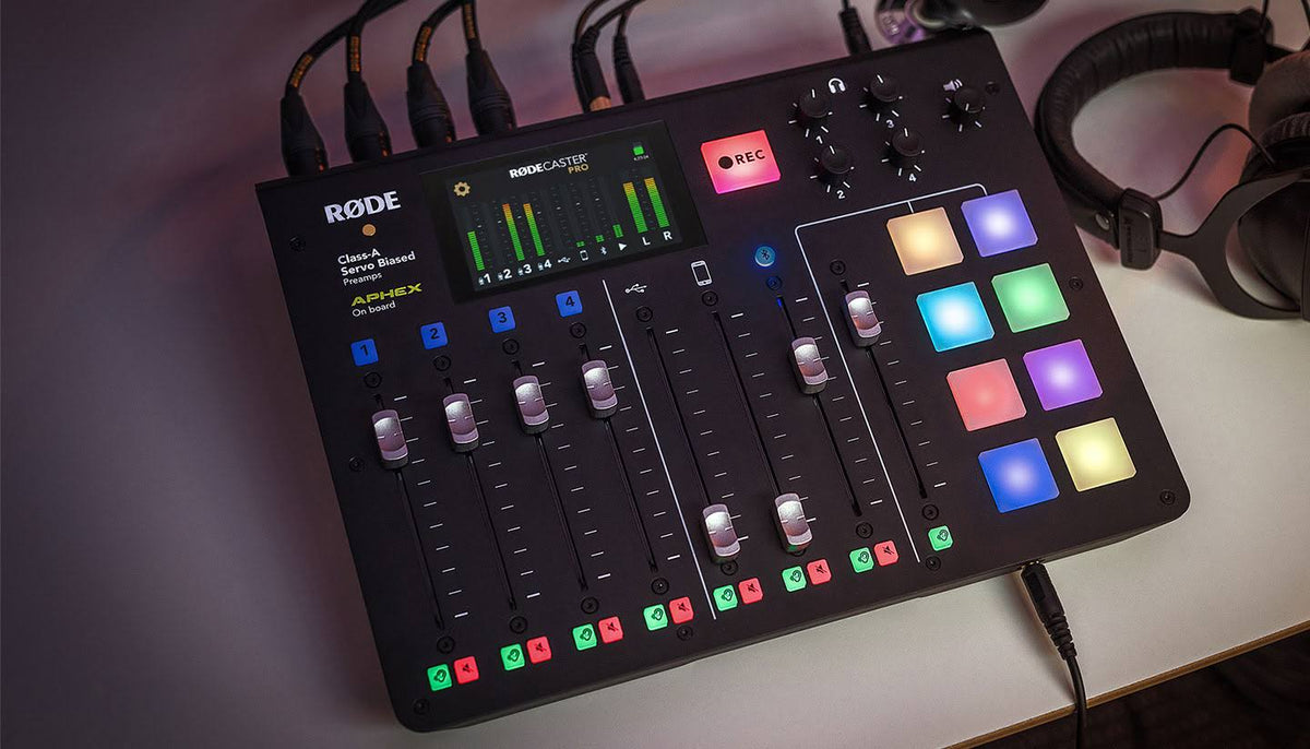RODECaster Pro Integrated Podcast Production Studio G17975