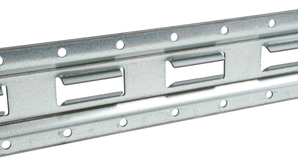 (8 Pack) 5' Vertical Galvanized Steel Bolt-On E-Track Tie-Down Rail M854309