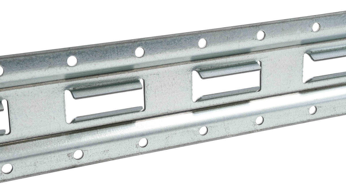 (8 Pack) 5' Vertical Galvanized Steel Bolt-On E-Track Tie-Down Rail M854309