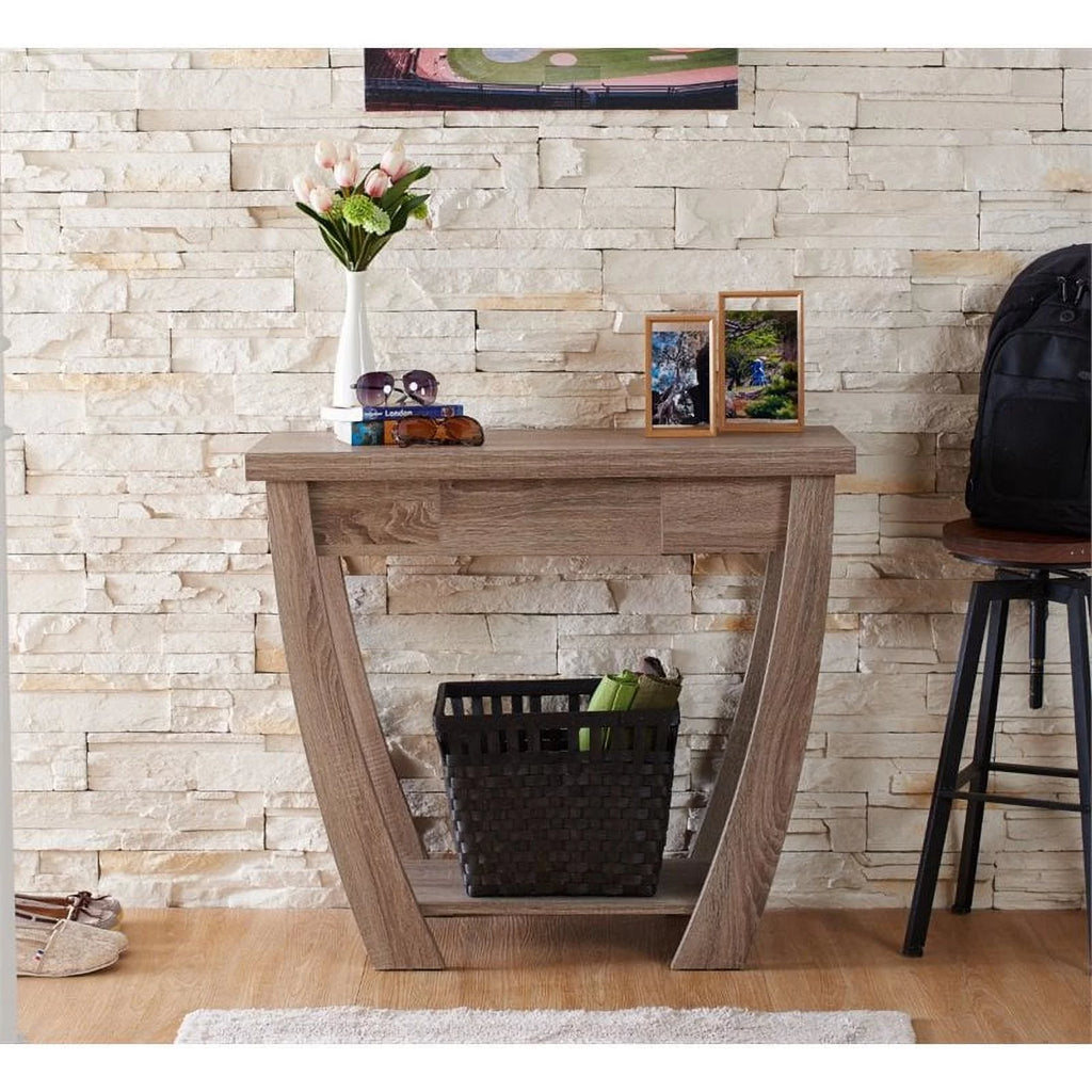 Modern Wood 1-Drawer Console Table B5281
