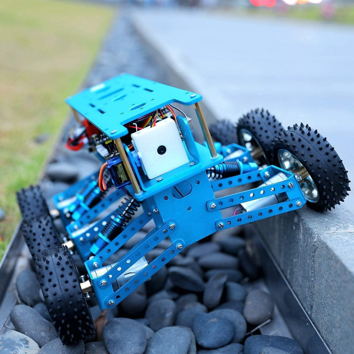 6WD Robot Kit with Camera DIY Programmable RC Car P259