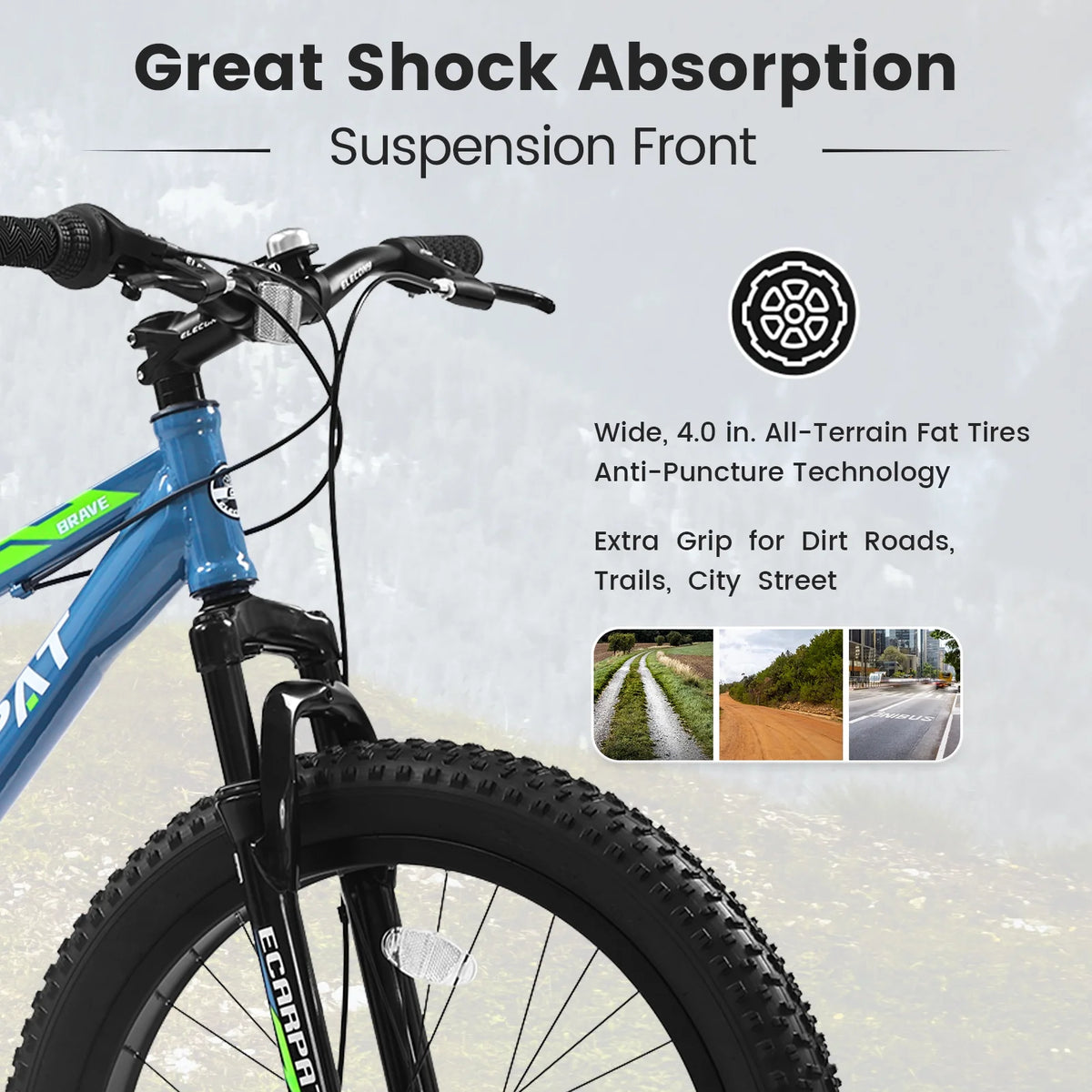 24 inch Fat Tire Mountain Bike V599989