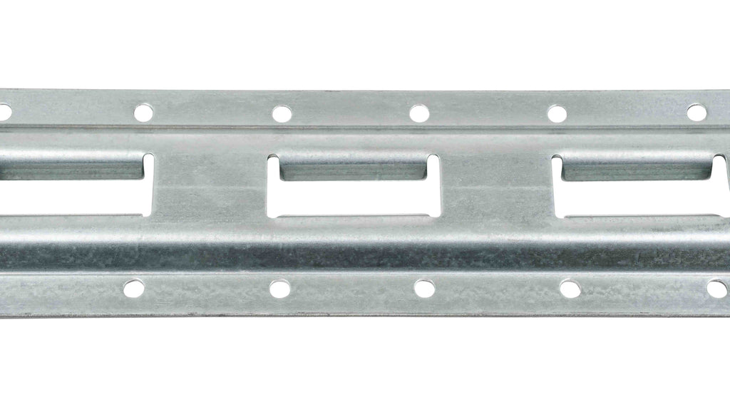 (8 Pack) 5' Vertical Galvanized Steel Bolt-On E-Track Tie-Down Rail M854309