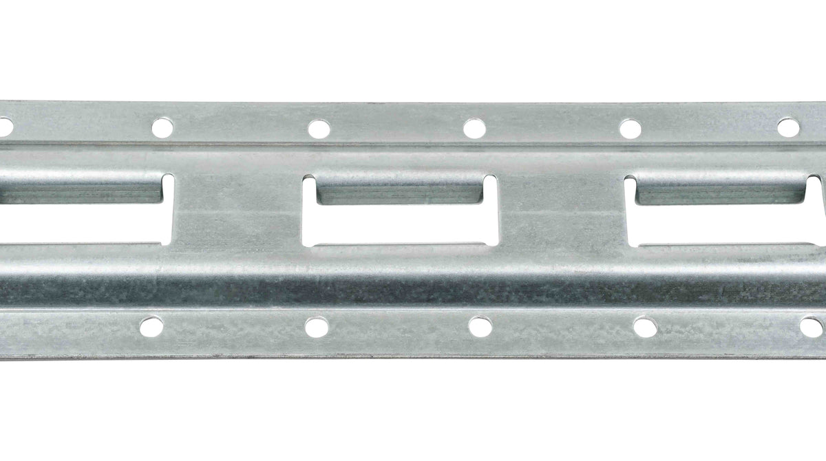 (8 Pack) 5' Vertical Galvanized Steel Bolt-On E-Track Tie-Down Rail M854309