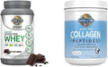 Chocolate Grass Fed Whey Protein & Collagen Peptides Powder 19.75 Ounce L553