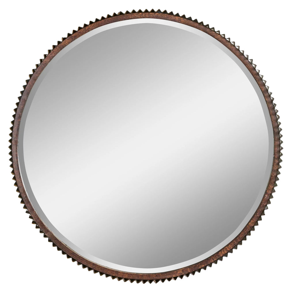 Rustic Metal Wall Mirror C485