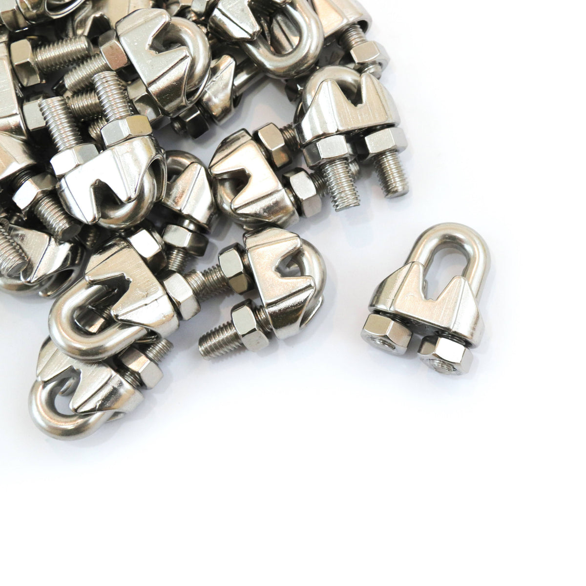 Stainless Steel Wire Rope Cable Clips 1/4 Inches 6mm C220184