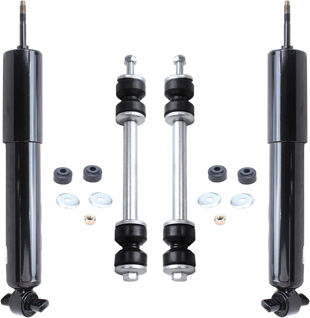 Front Shocks & Sway Bar End Link 4pc Kit for 2WD 1999-2006 Chevy Silverado 1500 GMC Sierra 1500 F9618