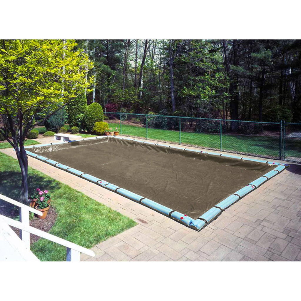 Blue/Black Rectangular Winter Pool Cover O83938