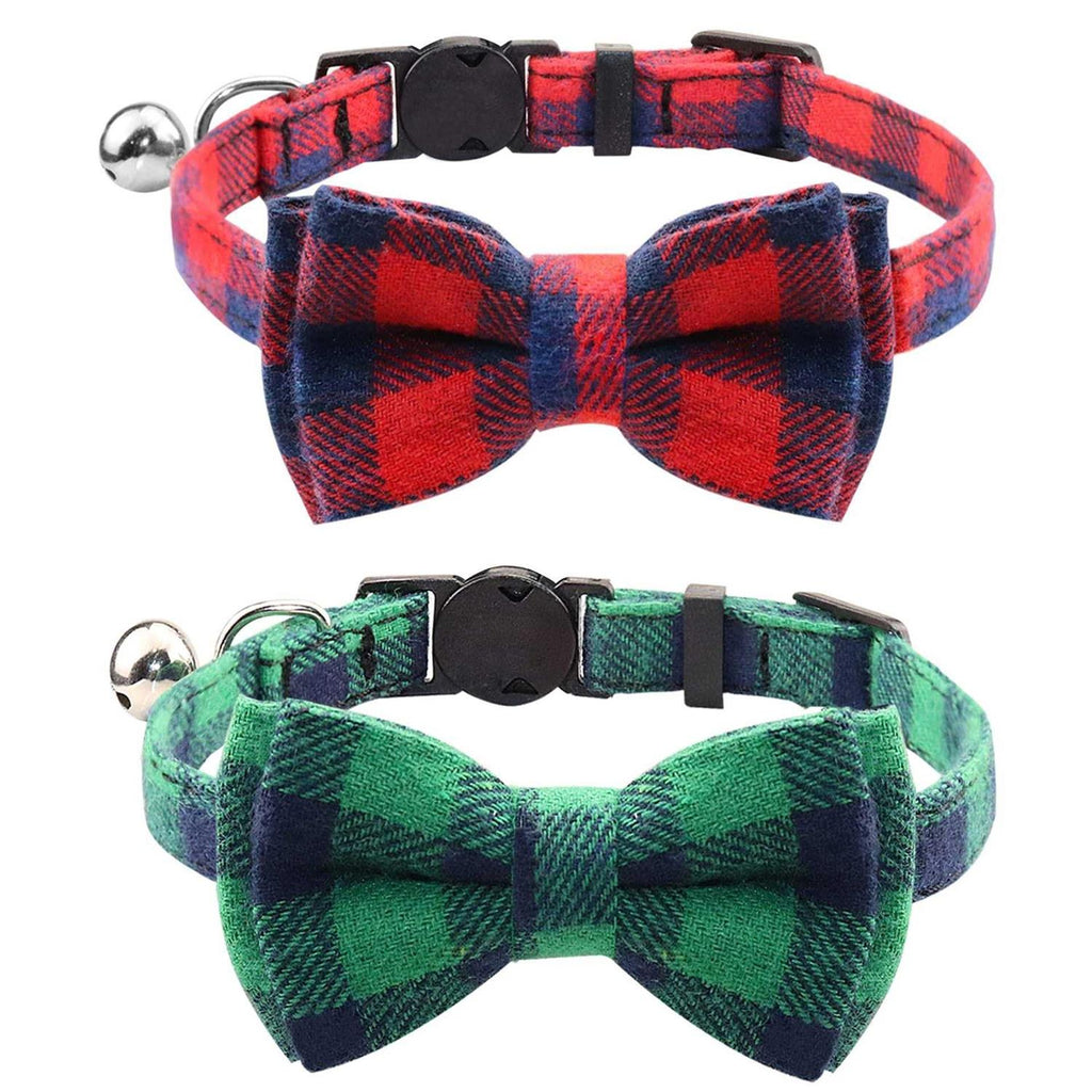 Breakaway Cat Collar with Bow Tie and Bell A985
