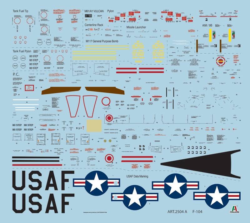 1/32 F-104 A/C Starfighter D1432