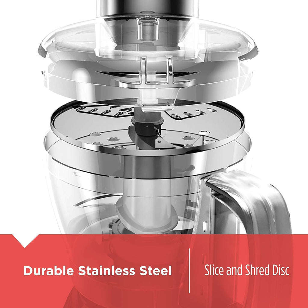 8-Cup Food Processor with Stainless Steel Blade, Black M7510