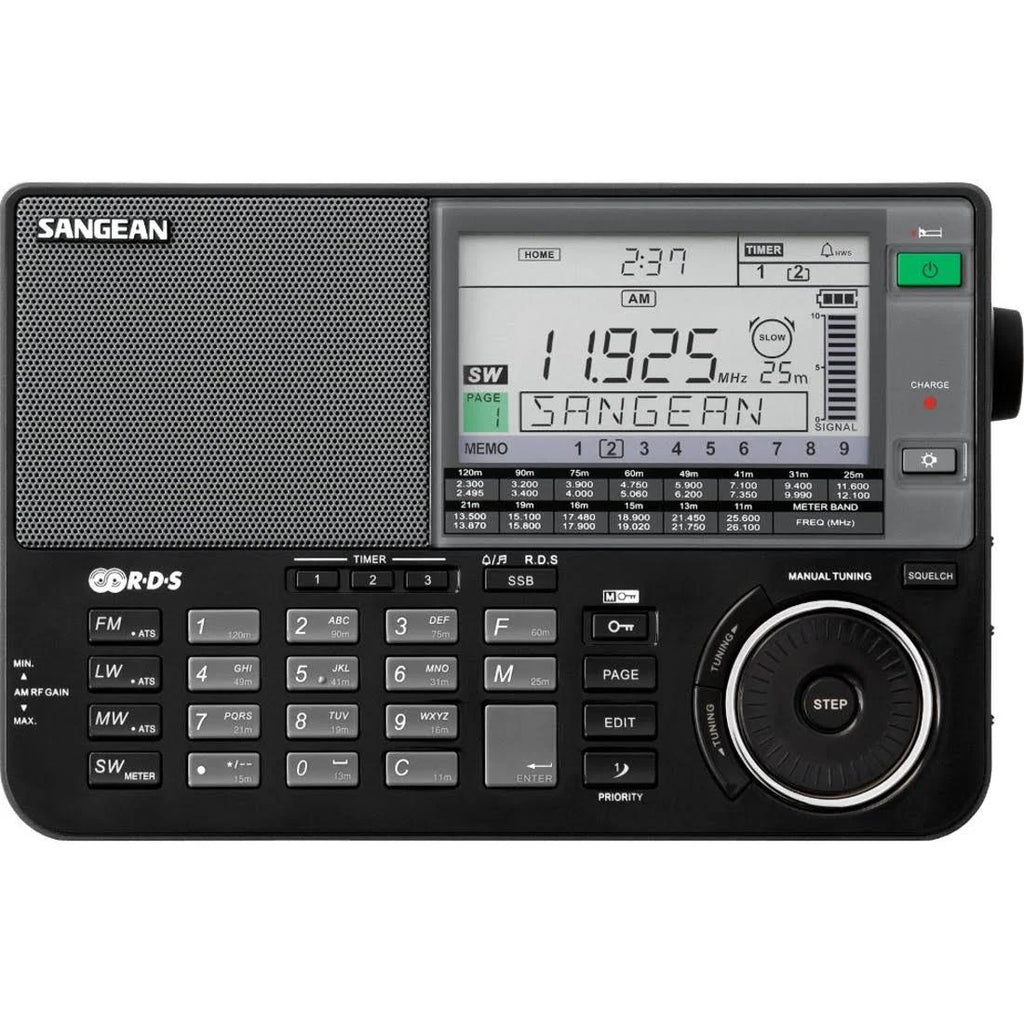 Black Portable Radio with Antenna C182715