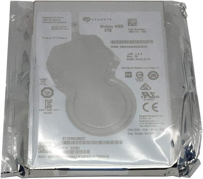 2TB 5400RPM 128MB Cache SATA 6Gb/s 2.5in Internal Hard Drive C475