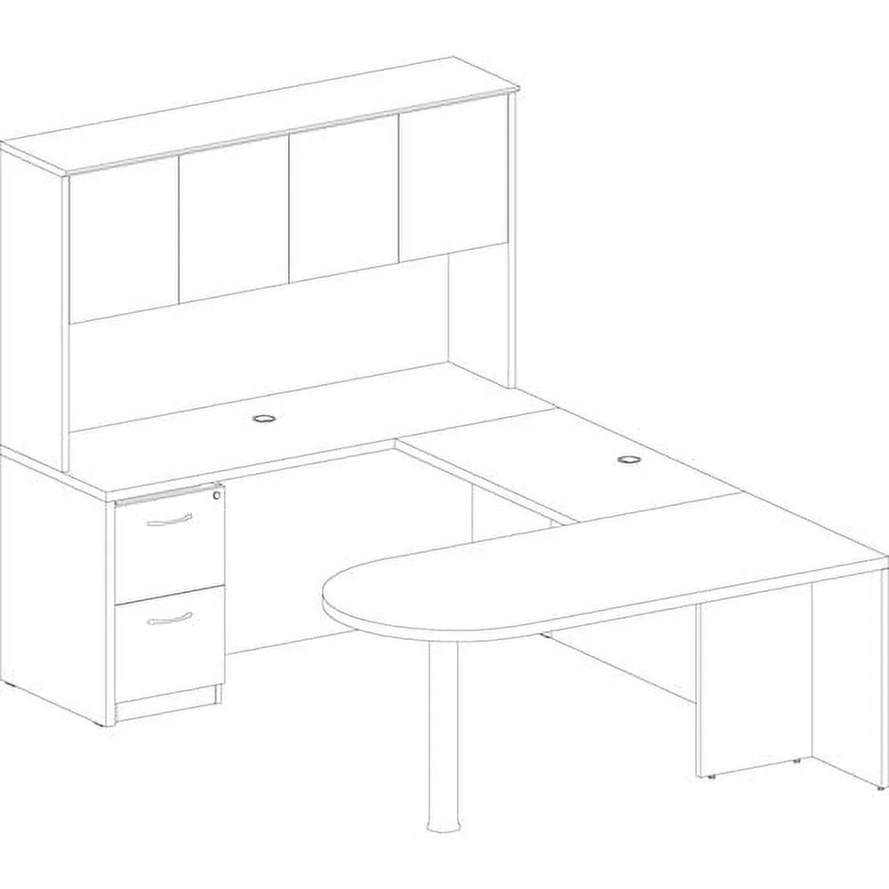 Laminate Mahogany Credenza S428