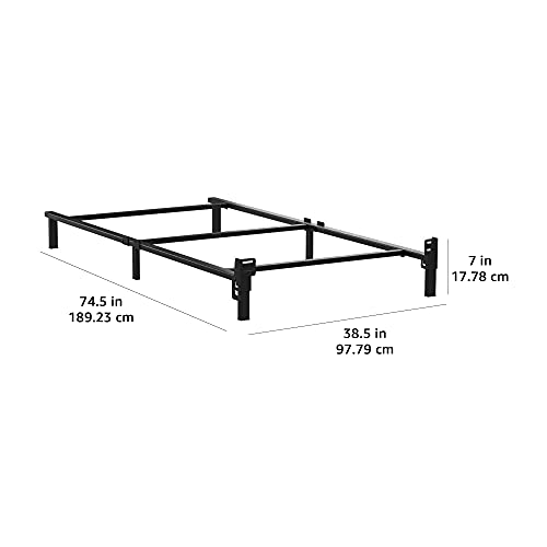 Metal Bed Frame, Full, Black Q56091