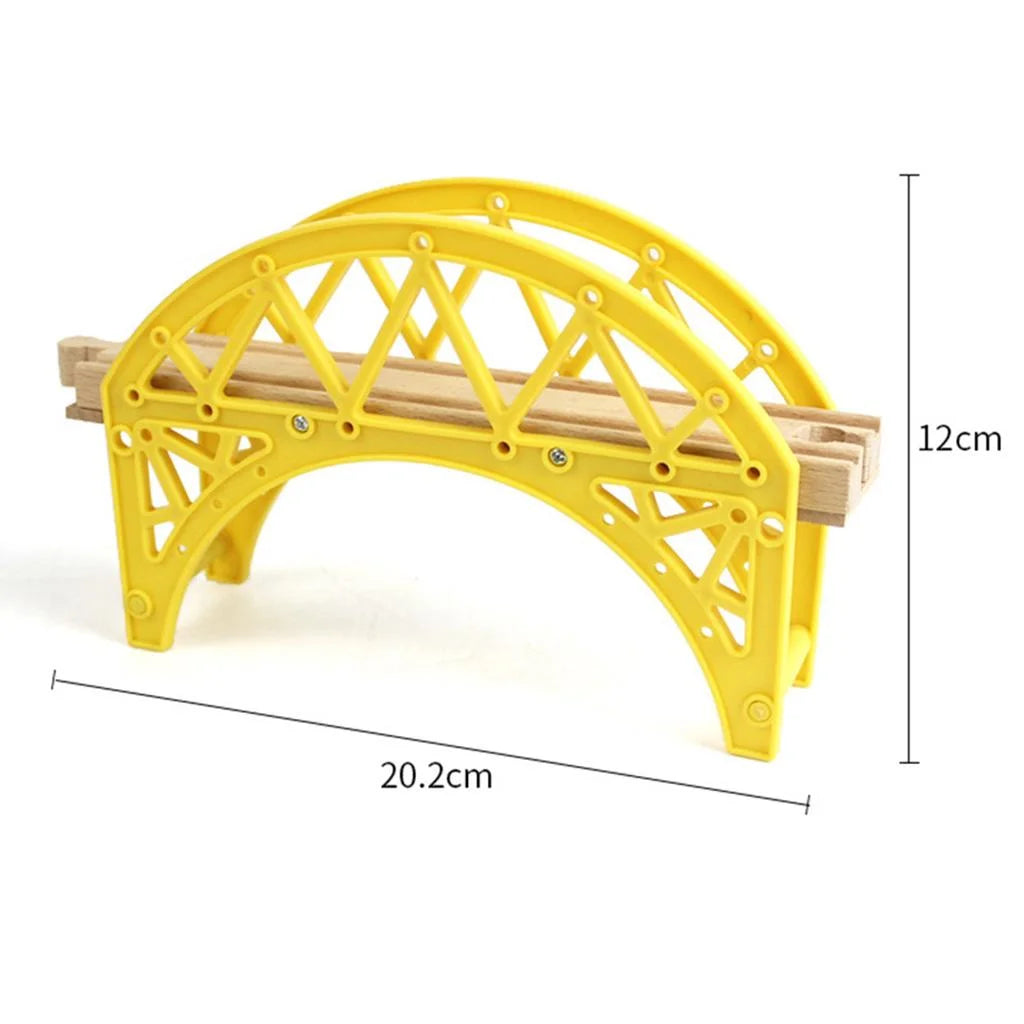 Wooden Toy Trains Set Building Blocks Construction Kits Q82248