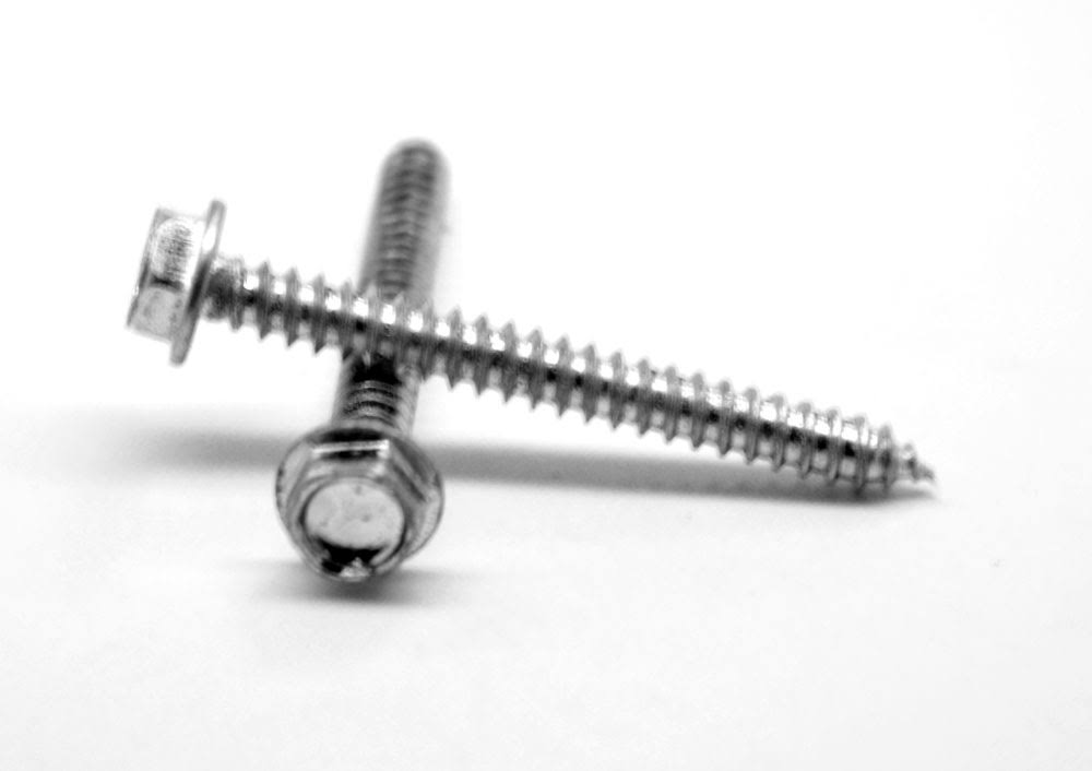 3/8x22-12 x 1 1/4x22 Sheet Metal Screw Hex Washer Head Type AB Low Carbon Steel Zinc Plated Q2375
