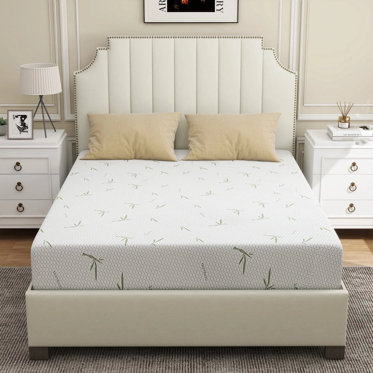 Twin Size Memory Foam Mattress with Cover F828725