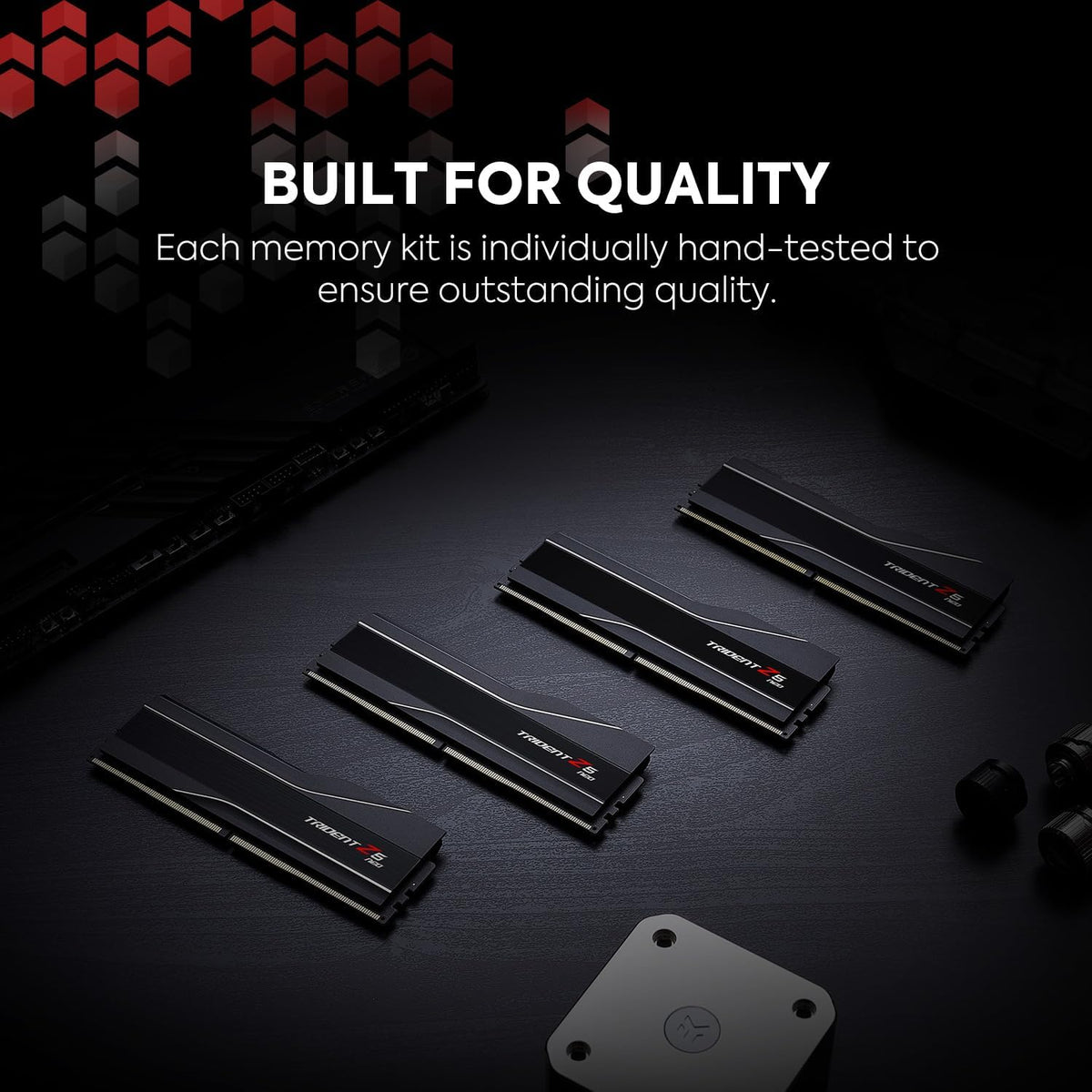 64GB (2x32GB) DDR5 6000MT/s CL30 Desktop Computer Memory UDIMM Matte Black O53380