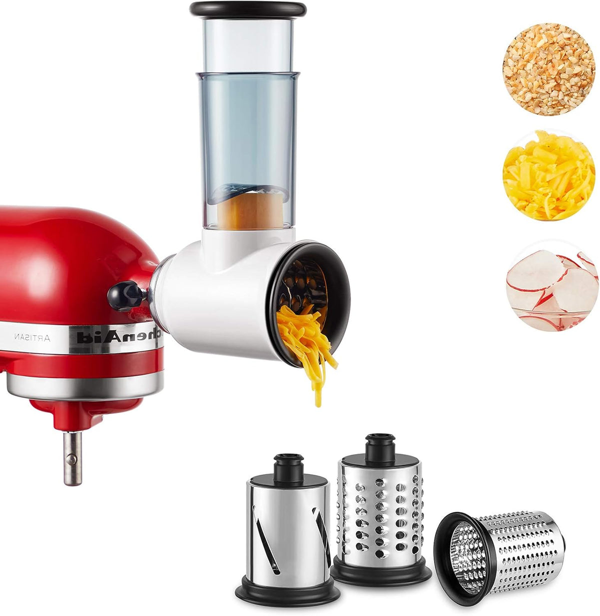 Cheese Grater Attachment for KitchenAid Stand Mixer E1391